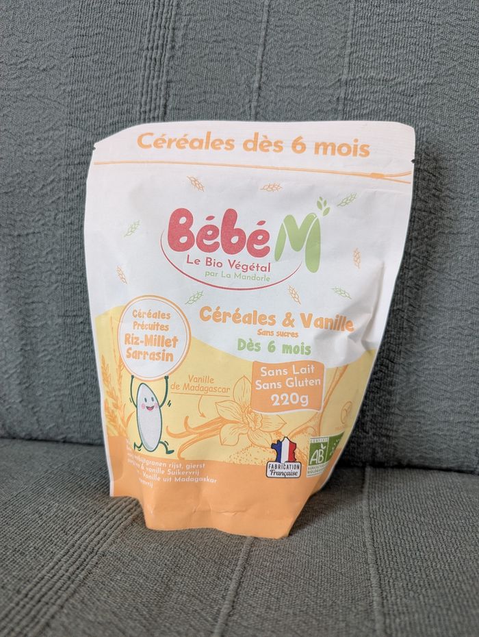 Céréales et vanille BébéM