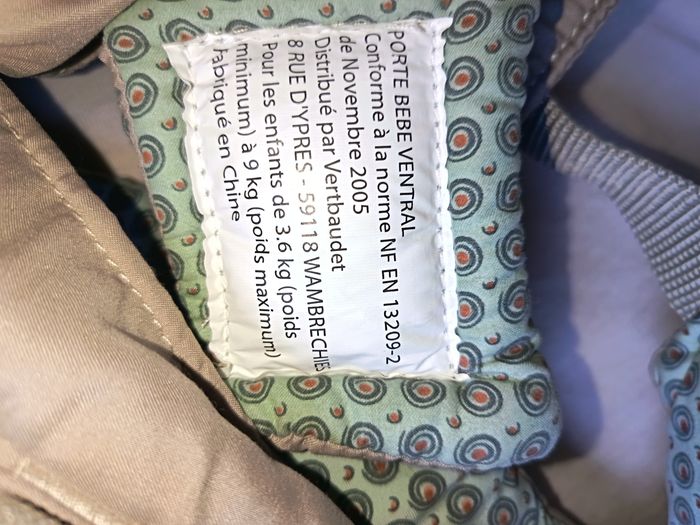 Porte bébé - photo numéro 3