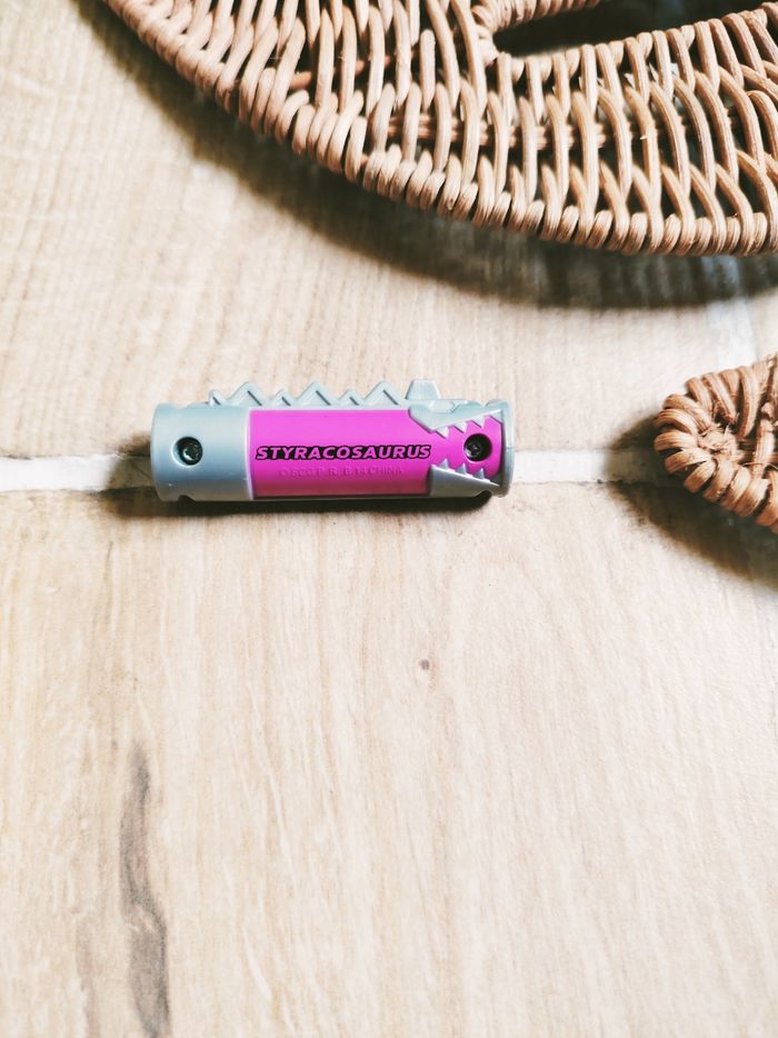 🦕 Power rangers dino charge - Energem-dino chargeur n° 14 rose Styracosaure - photo numéro 5