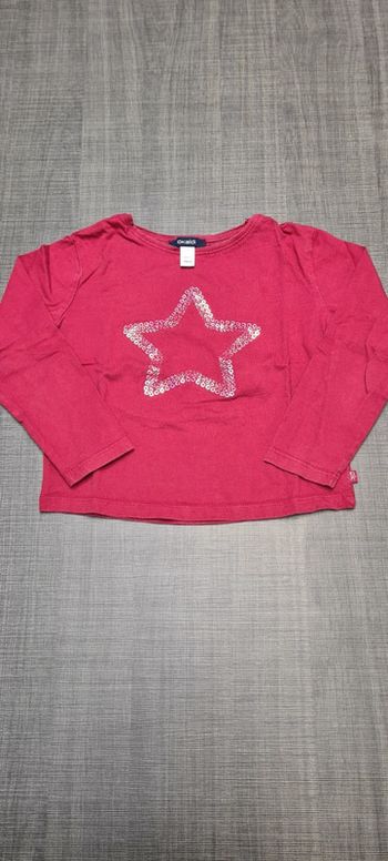 T-shirt Okaïdi étoile 4 ans