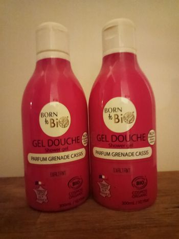 Lot de 2 gels douche grenade cassis