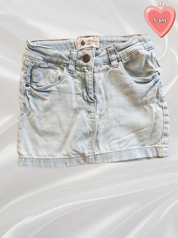 Jupe en jean fille 5 ans