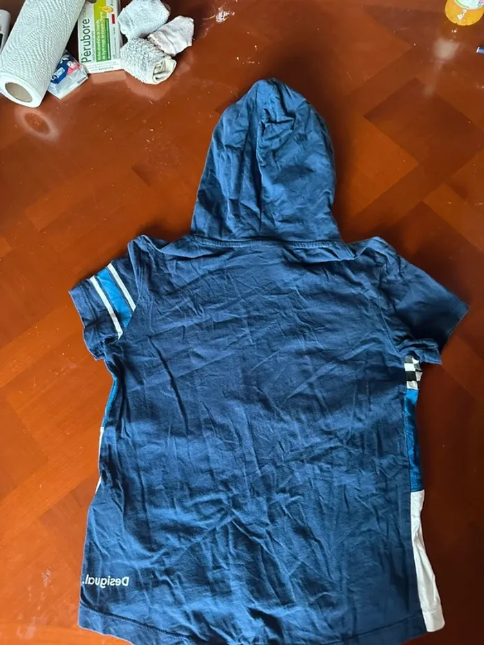 Teeshirt à capuche desigual mario kart 5/6 ans - photo numéro 5