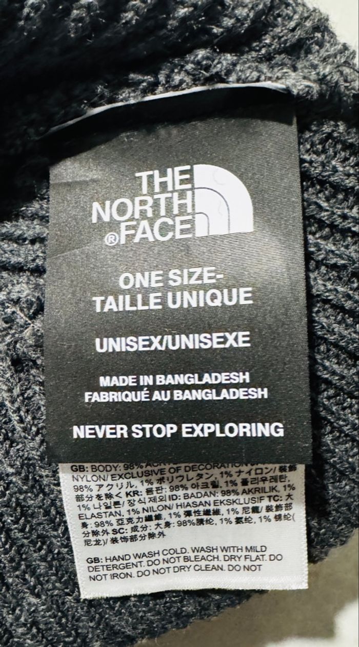 Bonnet the north face gris neuf - photo numéro 2