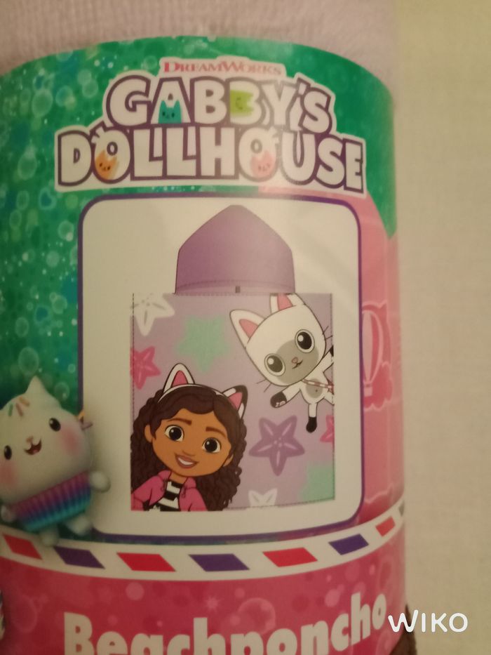 Poncho serviette gabby chat - photo numéro 4