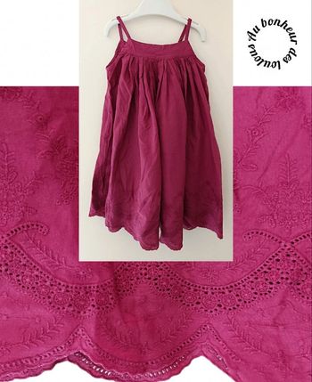 3 ans robe été bout'chou Bordeaux