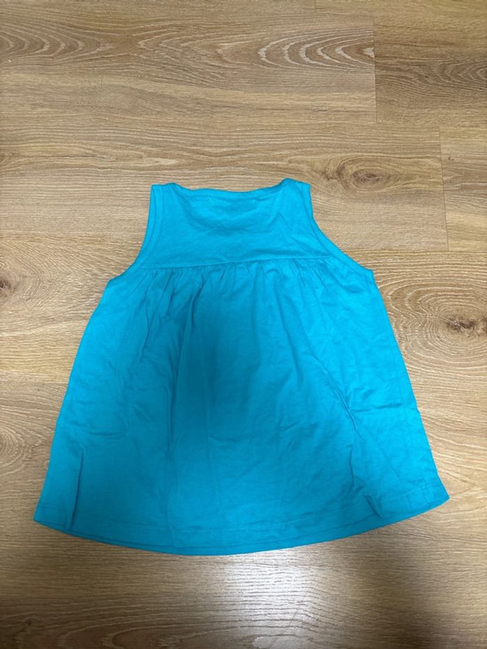 Débardeur bleu turquoise 8 ans - photo numéro 3