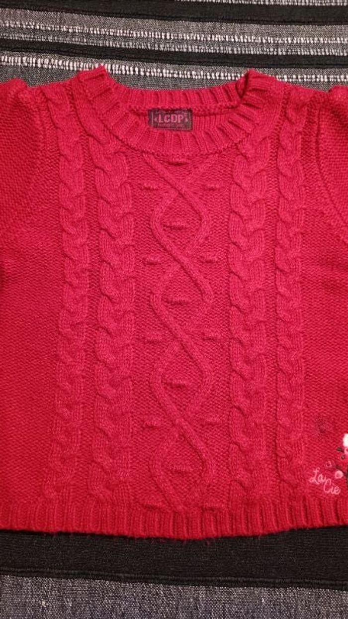 Pull à torsades, La Compagnie des Petits, 4 ans