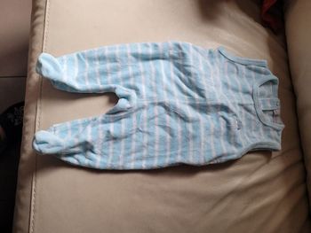 Pyjama sans manches velours 1 mois in extenso