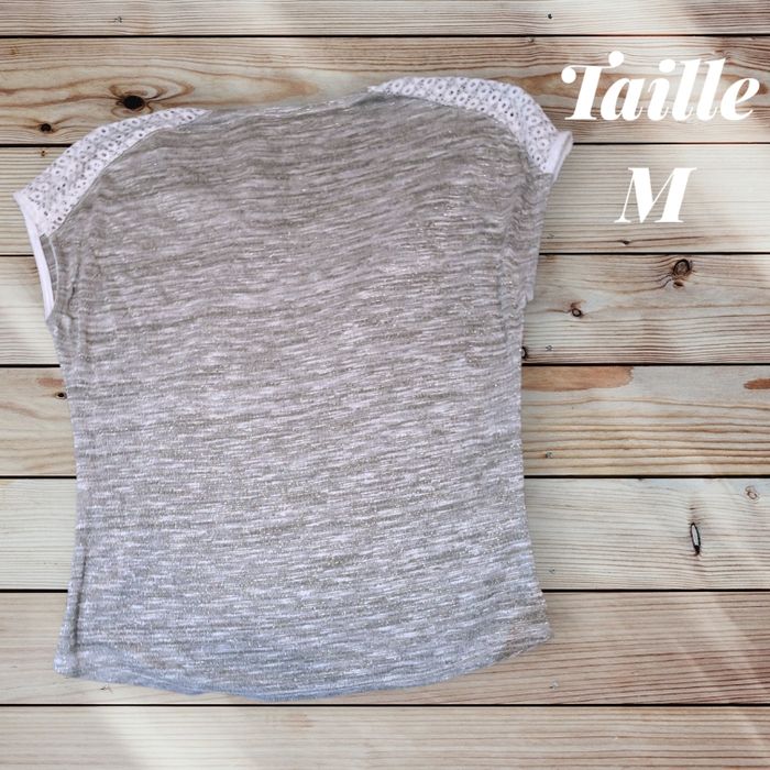 🌸👚 T-shirt Liss Glammy Paris – Taille M 👚🌸 - photo numéro 2