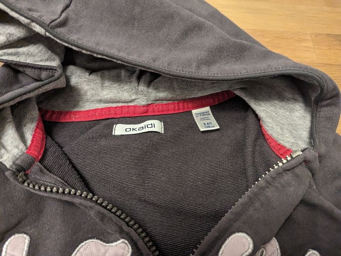 Gilet zippé fille 8 ans Okaïdi - photo numéro 7