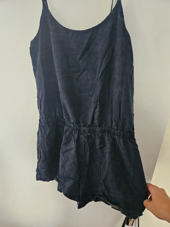 Combi short bleu