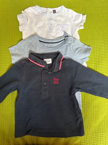3 tee shirt 9mois