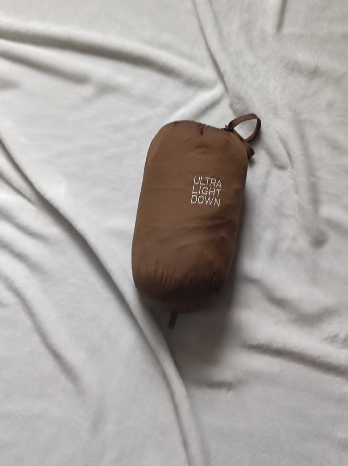 Veste duvet marron taille L - photo numéro 8