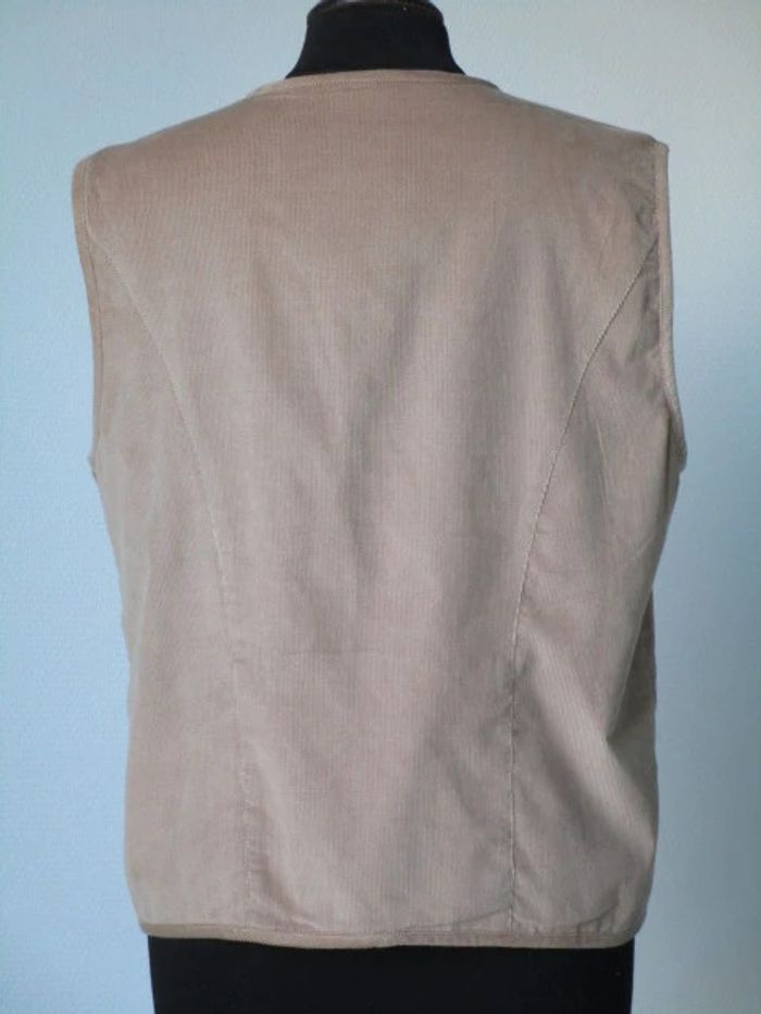 Gilet sm velours cerf vintage 42 TBE - photo numéro 6