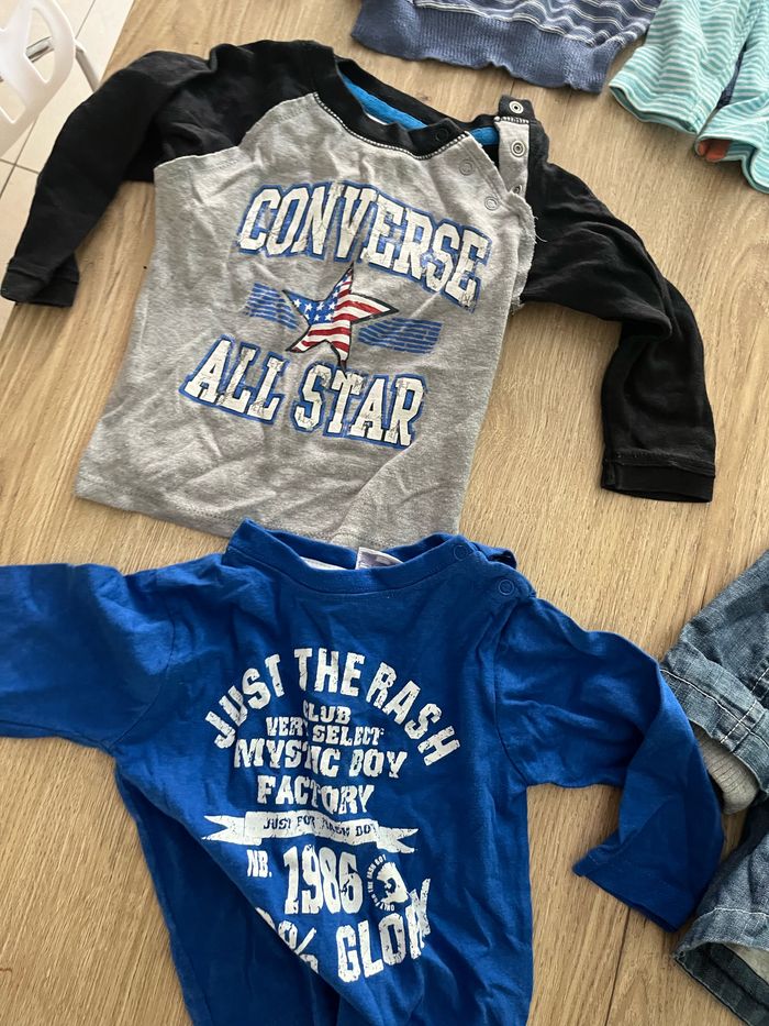 Lot 6 vêtement garçon 12 mois en très bon état - photo numéro 3