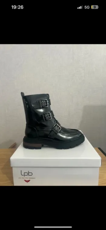 Bottines noires vernies les petites bombes 💣 38