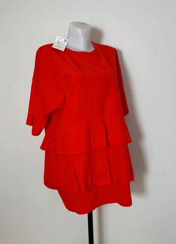 Blouse orange oversized Zara