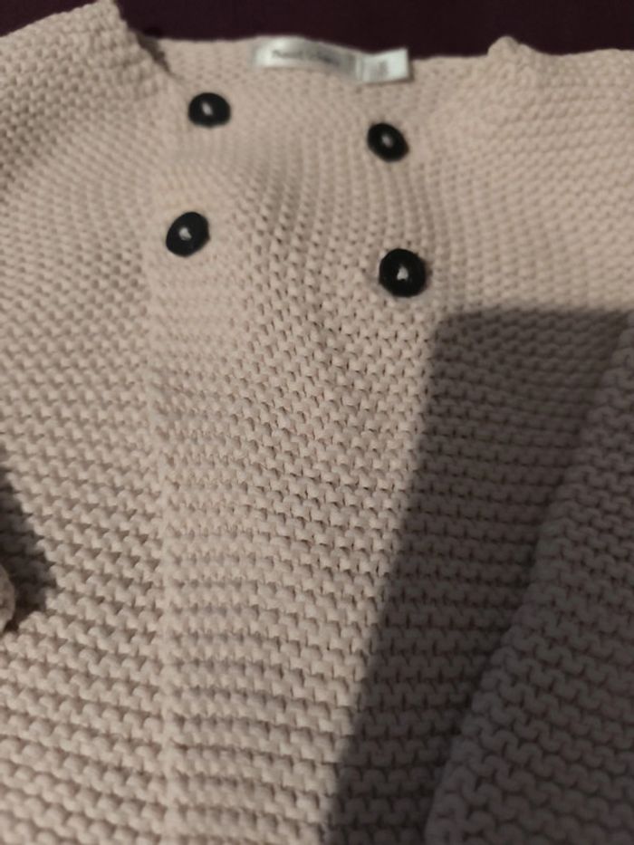 Gilet rose pâle 6 mois - photo numéro 2