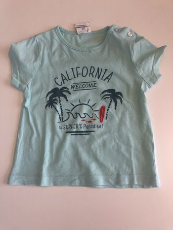 T-shirt bébé California 12 mois