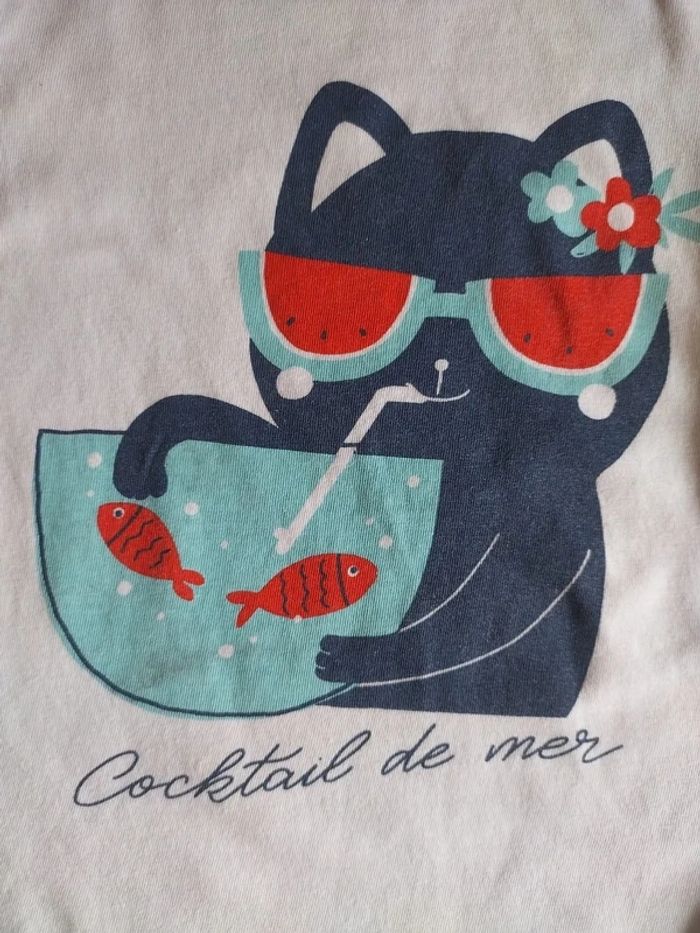 Tee-shirt chat 6 ans - photo numéro 4