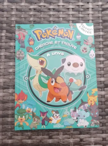 Livre enfant - Cherche et Trouve - Pokémon à Unys