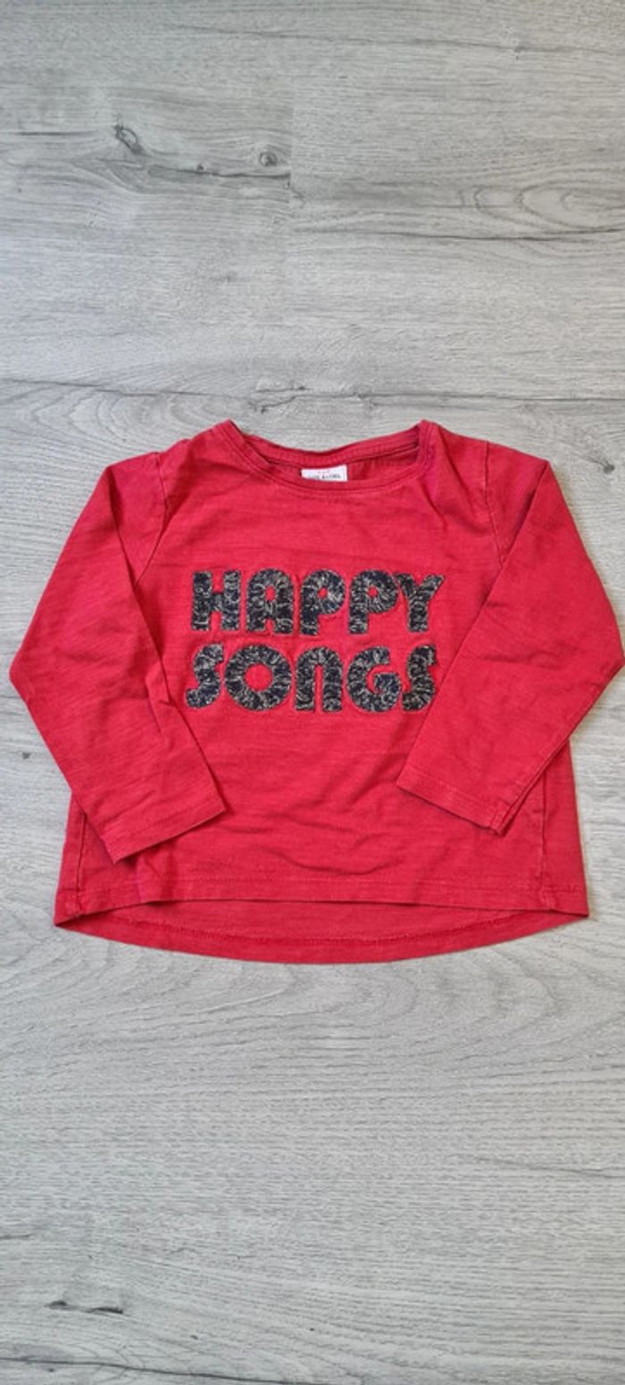 T-shirt Happy songs TAO 2 ans