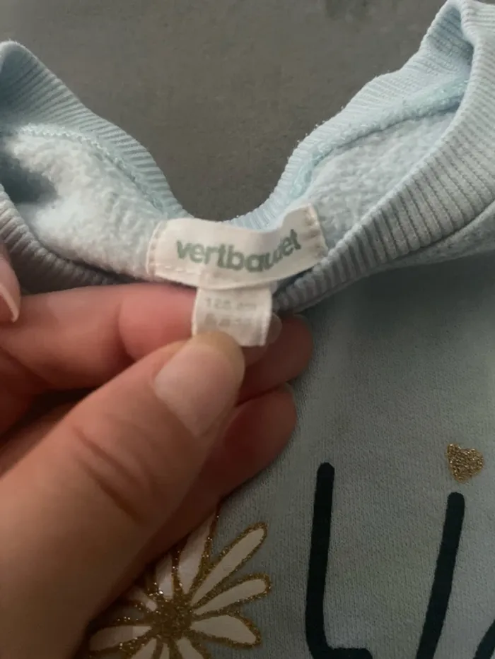 Pull bleu verbaudet - photo numéro 3