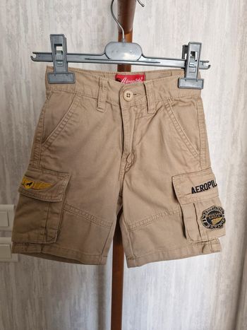 Short enfant garçon 4 ans Aéropilote Coton
