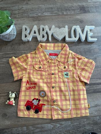 - Chemisette Tissaia - 12 mois - Très bon état 