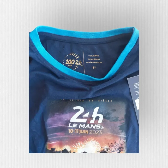 T-shirt officiel 24h le Mans T.8ans neuf - photo numéro 2