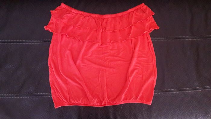 Haut sans bretelle (type "bandeau" ) taille L - photo numéro 3