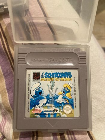 Jeu les schtroumpfs autour du monde gameboy
