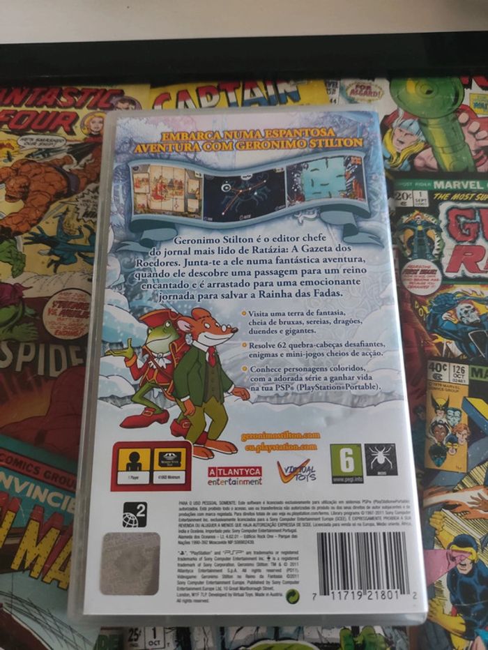Lot jeux PSP enfant Les sims 2, Geronimo Stilton, Buzz, eyepet, Invizimals - photo numéro 5