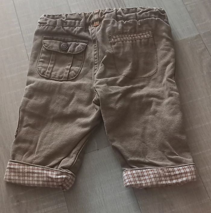 Pantalon beige Taille 6 mois - photo numéro 2