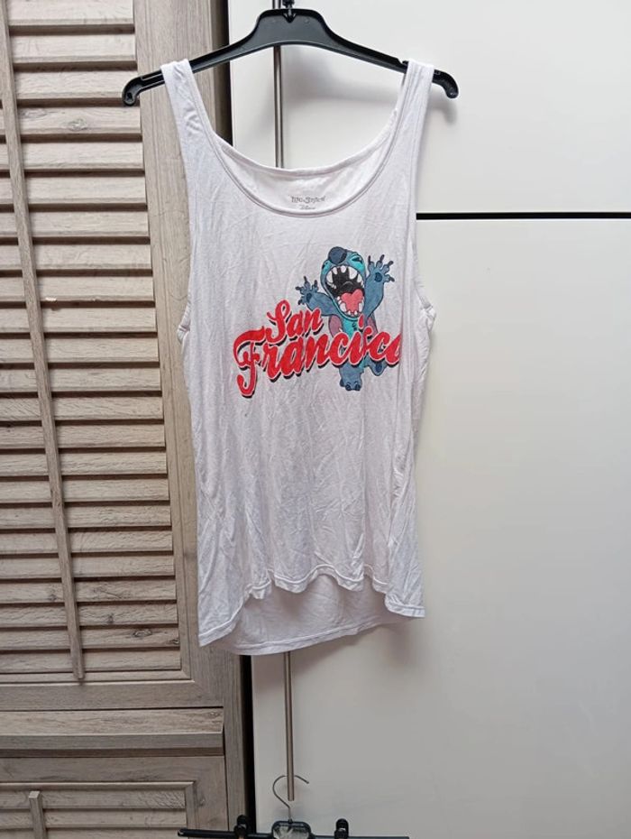 Débardeur blanc Stitch de Disney taille M