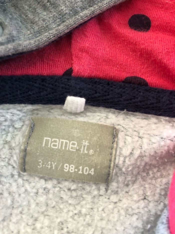 Veste grise zippé 3-4 ans - photo numéro 6