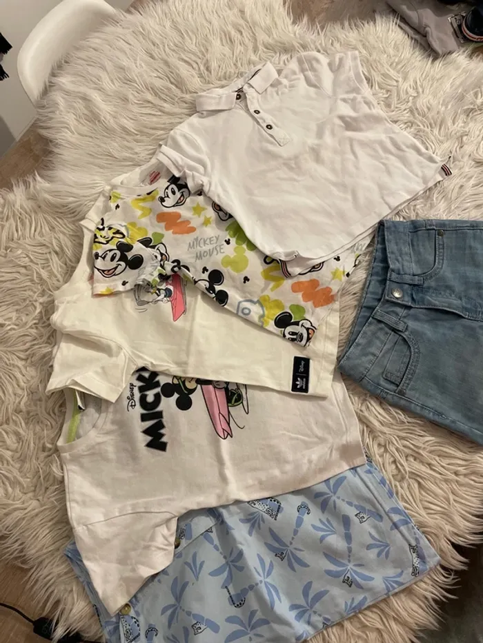 Lot de 5 t-shirt demis manches - photo numéro 2