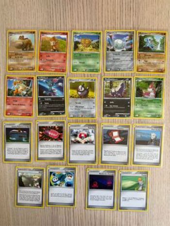 Lot de 19 cartes Pokémon Diamant et Perle FR