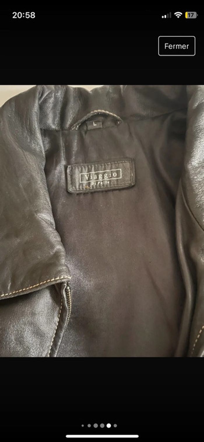 Veste en cuir viaggio taille L - faites des offres - photo numéro 5