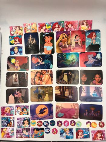 Lot de 50 Stickers autocollants Disney Princesse