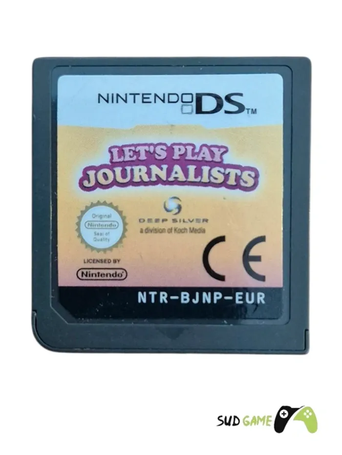 Jeu de Nintendo DS en loose " Let's play journalist "