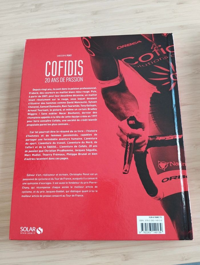 livre - cyclisme - Cofidis- biographie d'équipe - Tour de France - photo numéro 2