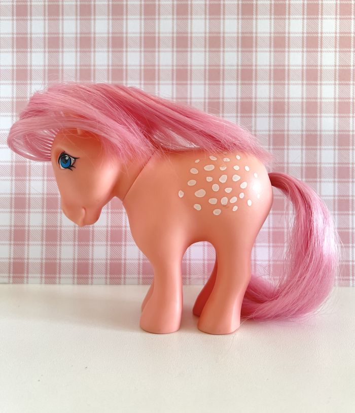 Figurine Mon Petit Poney Rose (Cotton Candy) G1 - photo numéro 5