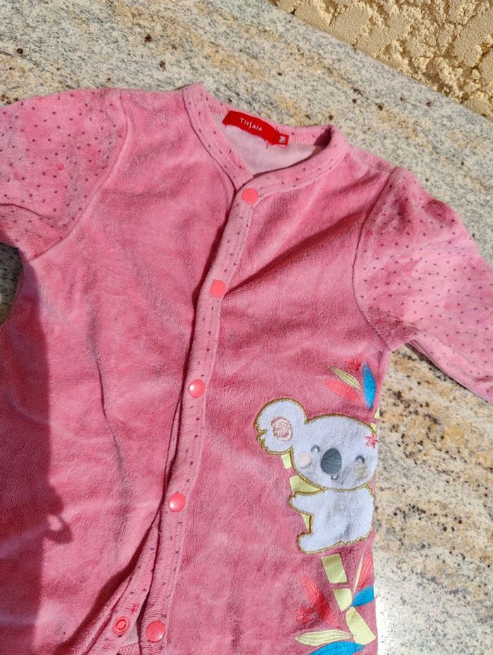 Pyjama rose koala 9 mois - photo numéro 2
