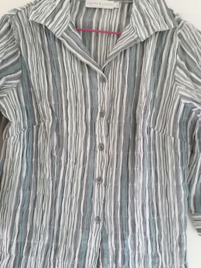 Chemise manches 3/4 portée une ou 2 taille 2 - photo numéro 2