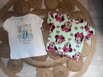 Lot x 2 t-shirt MC 4 ans