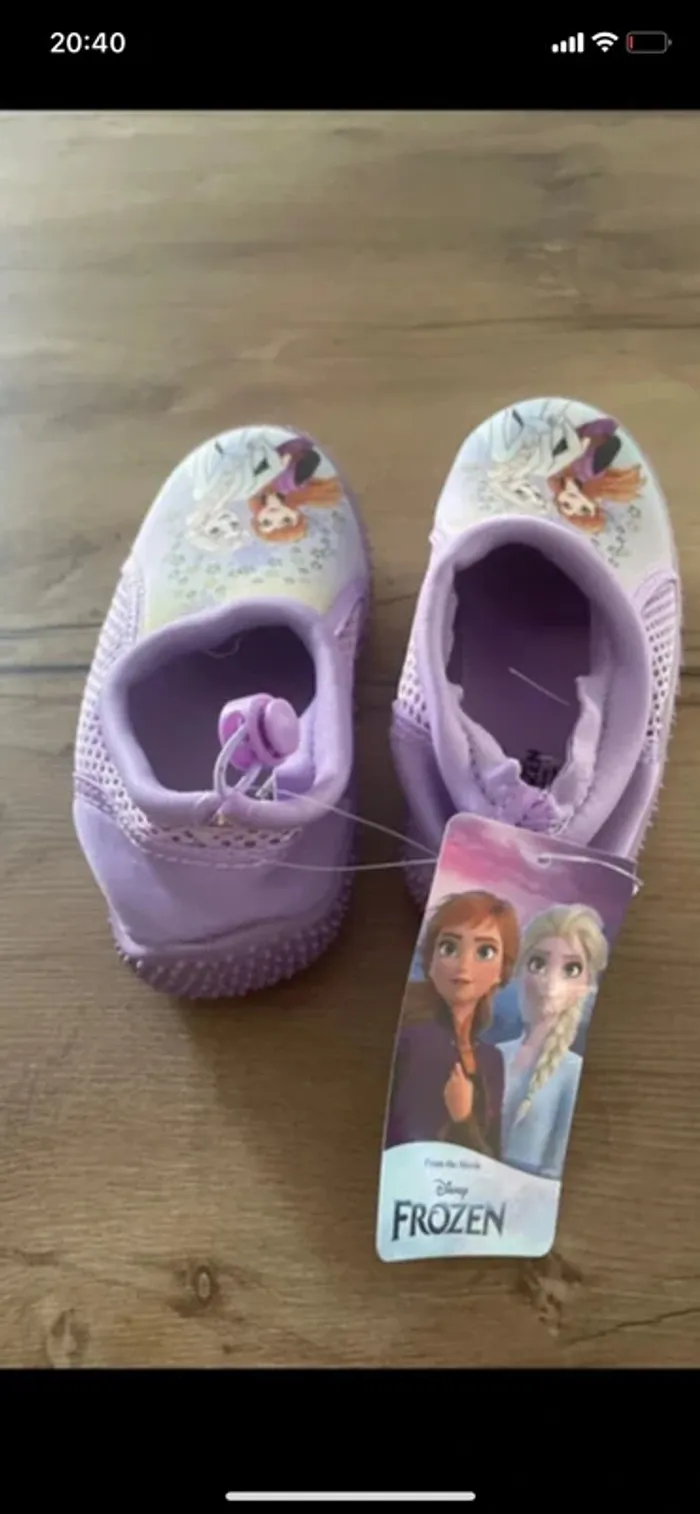 Chaussures de plage reine des neiges - photo numéro 4