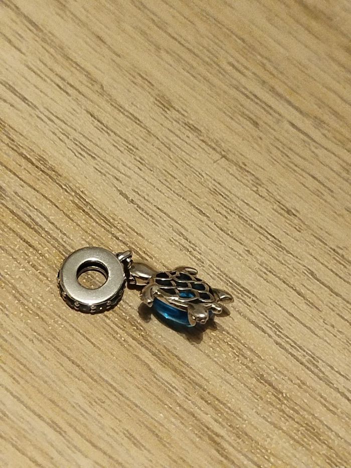 vend charm de pandora  tortue - photo numéro 3
