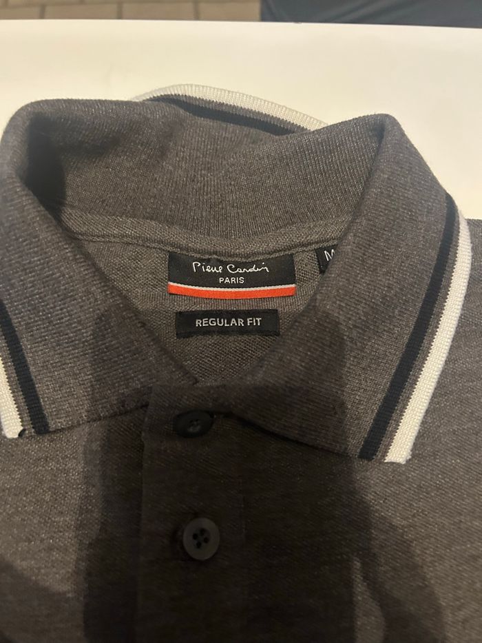 Polo manches courtes TRÈS BON ÉTAT pour homme taille couleur gris foncé - photo numéro 3